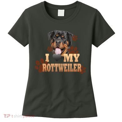 Dogs - I Love My Rottweiler Women's T-Shirt