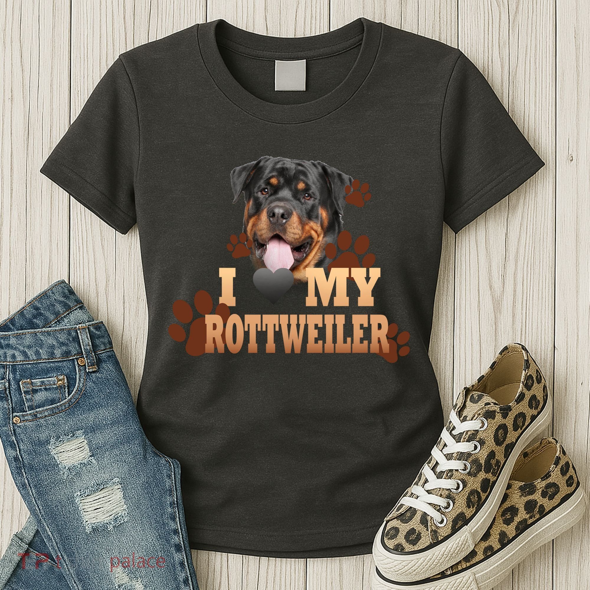 Dogs - I Love My Rottweiler Women's T-Shirt