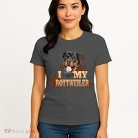 Dogs - I Love My Rottweiler Women's T-Shirt thumb 4