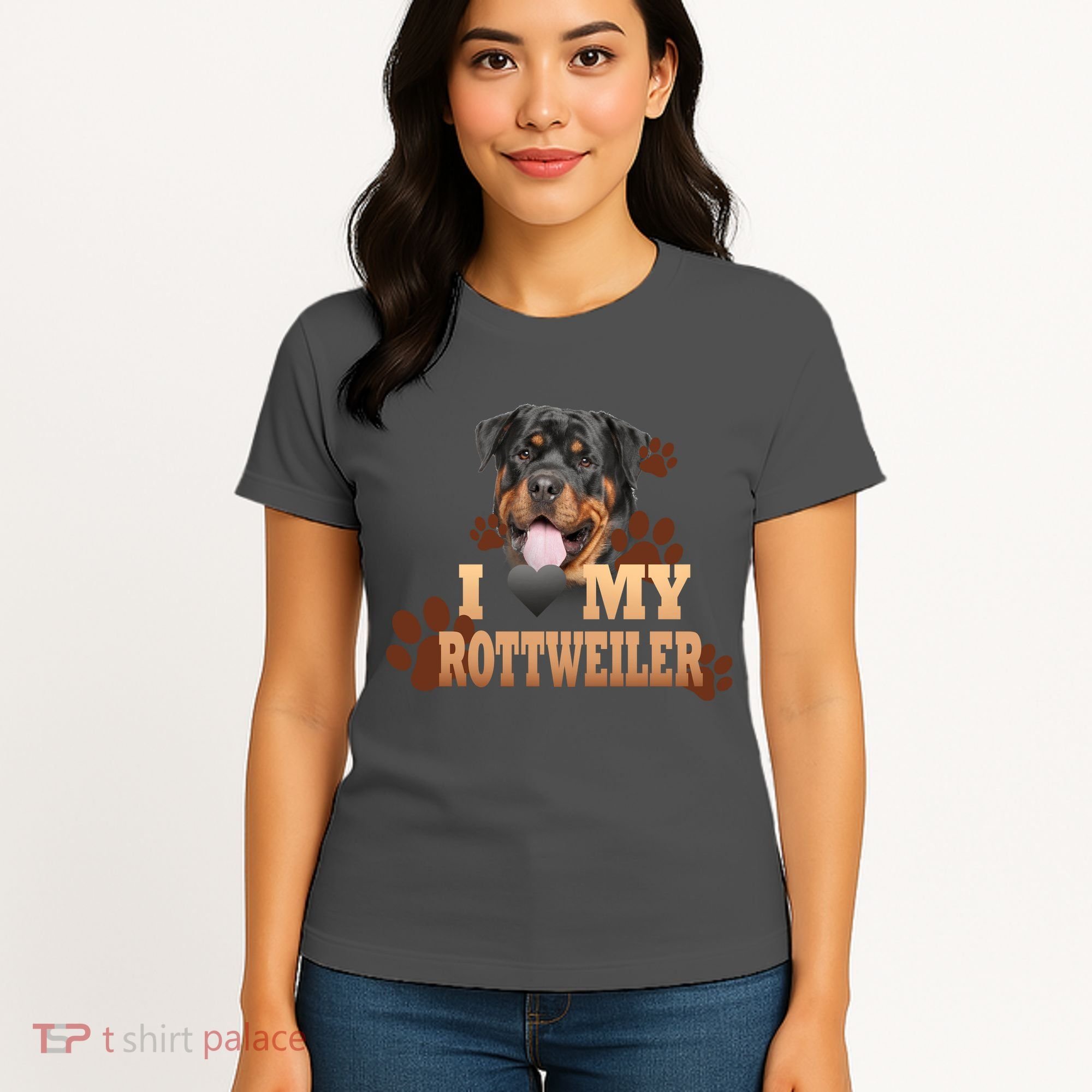 Dogs - I Love My Rottweiler Women's T-Shirt