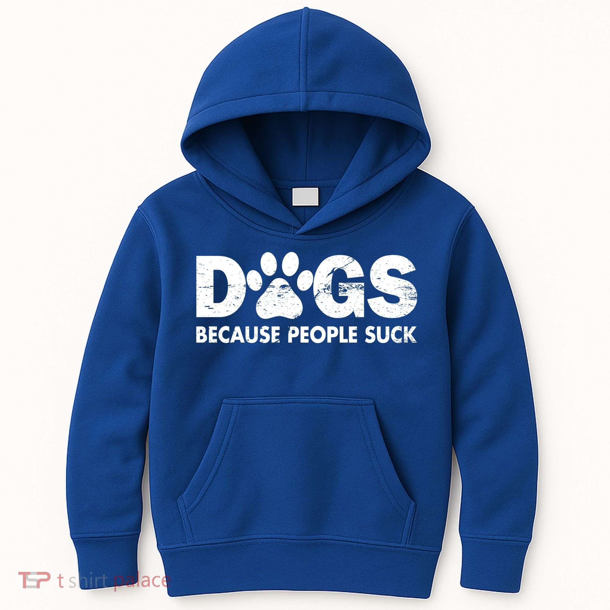 Dogs Because People Suck Kids Hoodie