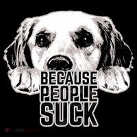 Dogs Because People Suck Funny Coffee Mug thumb 5