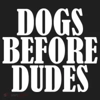 Dogs Before Dudes Beanie thumb 2