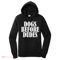 Dogs Before Dudes Women's Hoodie thumb 0