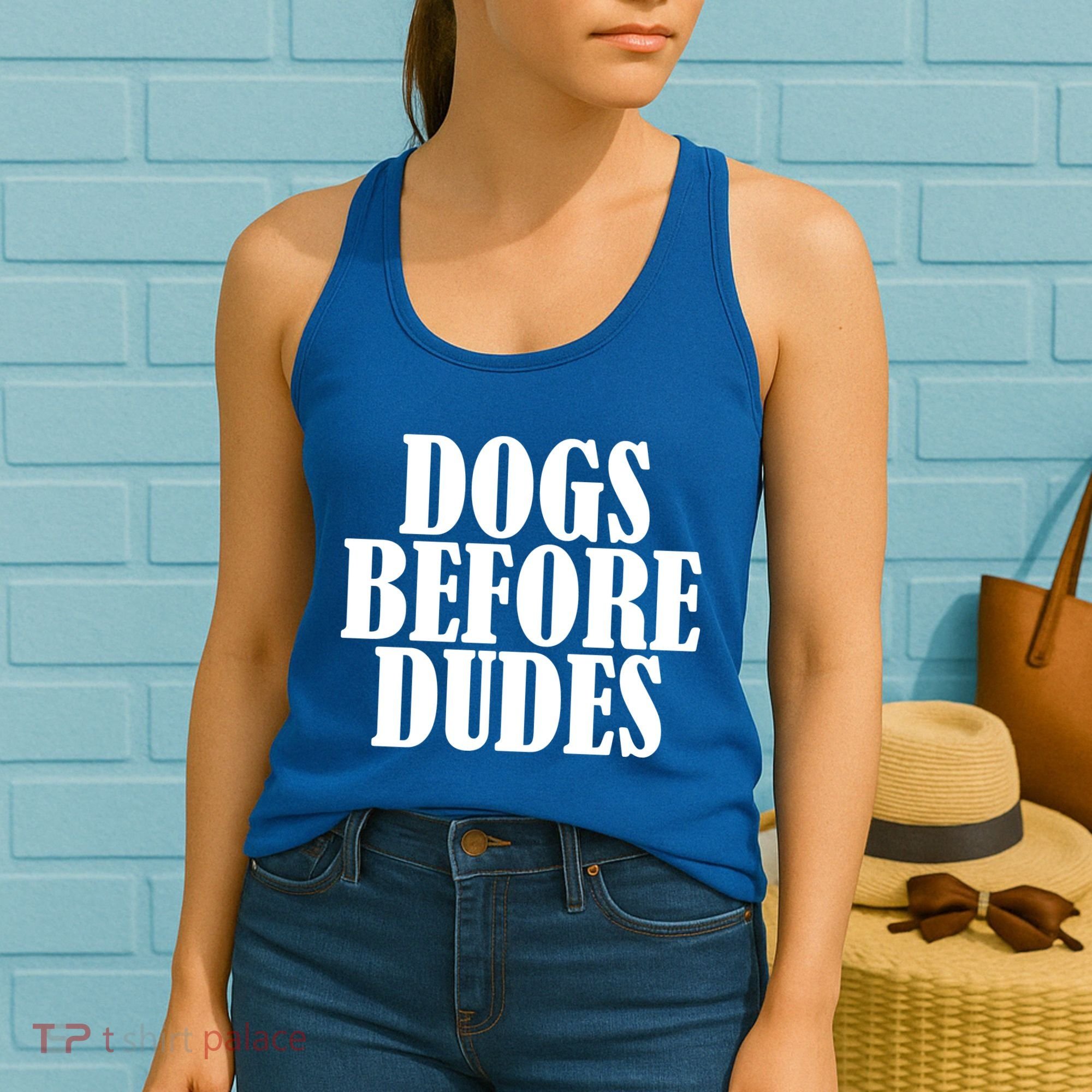 Dogs Before Dudes Women's Tank Top