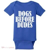 Dogs Before Dudes Baby Bodysuit thumb 0