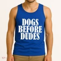 Dogs Before Dudes Tank Top thumb 3