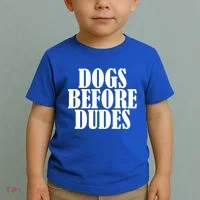 Dogs Before Dudes Toddler T-Shirt thumb 2