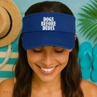 Dogs Before Dudes Visor thumb 2
