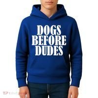 Dogs Before Dudes Kids Hoodie thumb 4