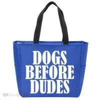 Dogs Before Dudes Tote Bag thumb 0