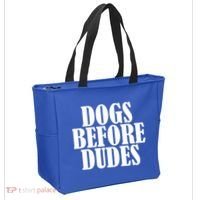 Dogs Before Dudes Tote Bag thumb 2