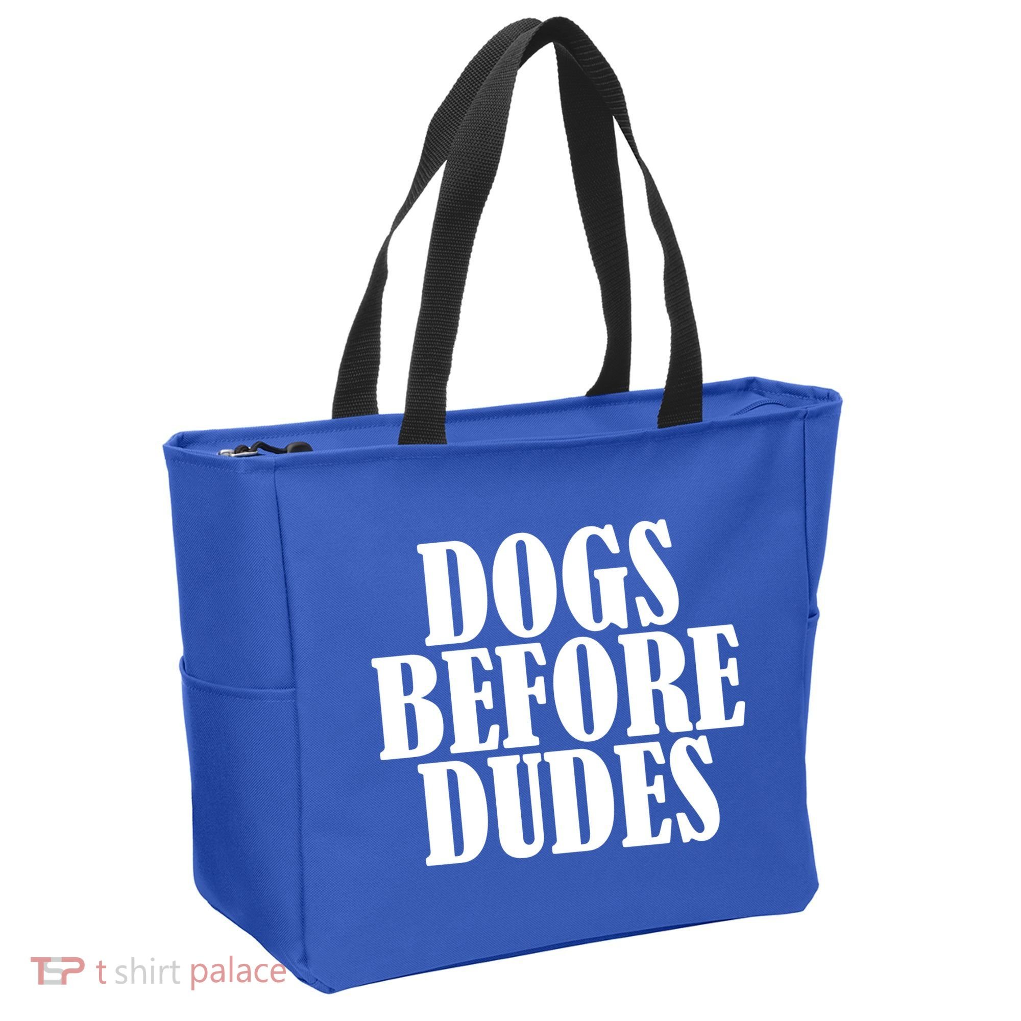 Dogs Before Dudes Tote Bag
