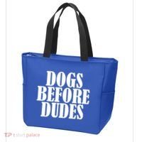 Dogs Before Dudes Tote Bag thumb 3
