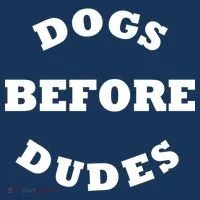 Dogs Before Dudes Funny Saying Bucket Hat thumb 4