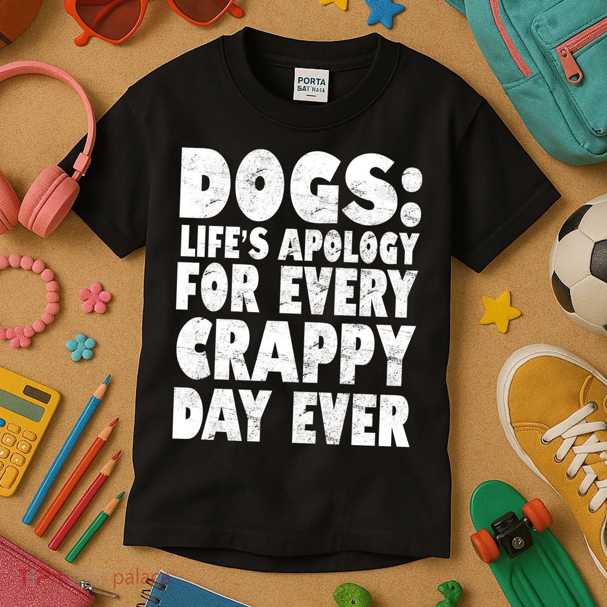 Dogs Life's Apology For Every Crappy Day Ever Kids T-Shirt