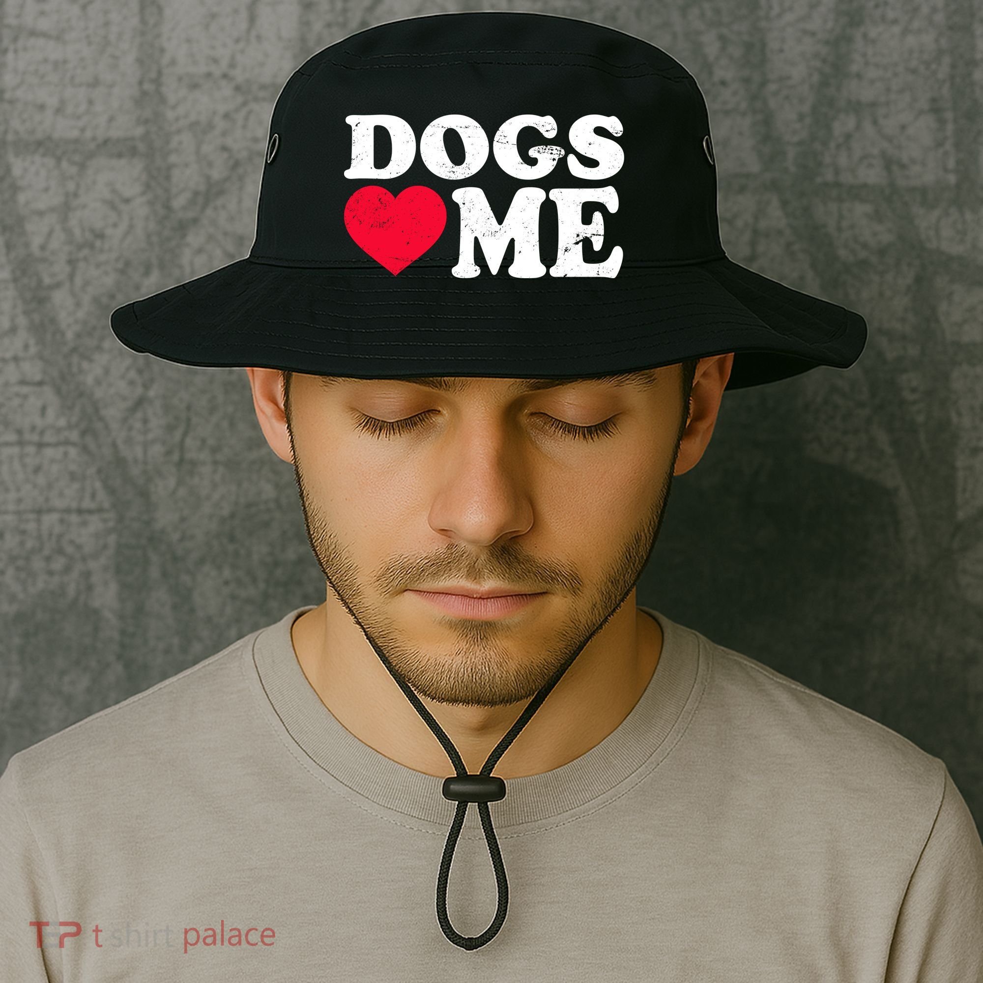 Dogs Love Me Bucket Hat