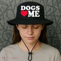 Dogs Love Me Bucket Hat thumb 3