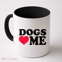 Dogs Love Me Coffee Mug thumb 0