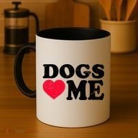 Dogs Love Me Coffee Mug thumb 4