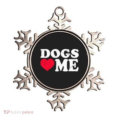 Dogs Love Me Ornament