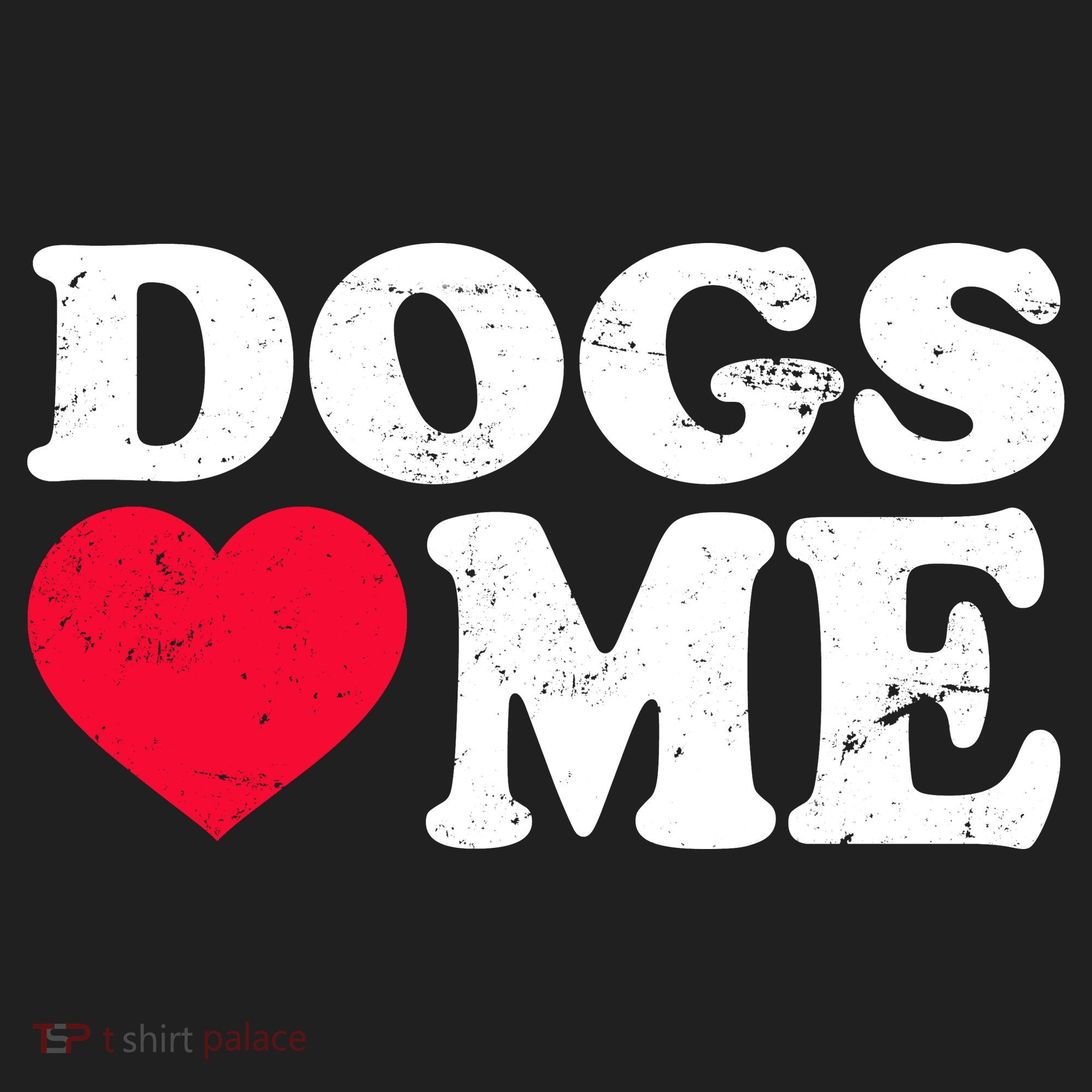 Dogs Love Me Golf Towel