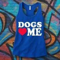 Dogs Love Me Women's Tank Top thumb 3