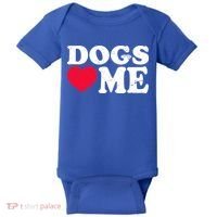 Dogs Love Me Baby Bodysuit thumb 0