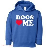 Dogs Love Me Toddler Hoodie thumb 0