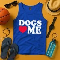 Dogs Love Me Tank Top thumb 4