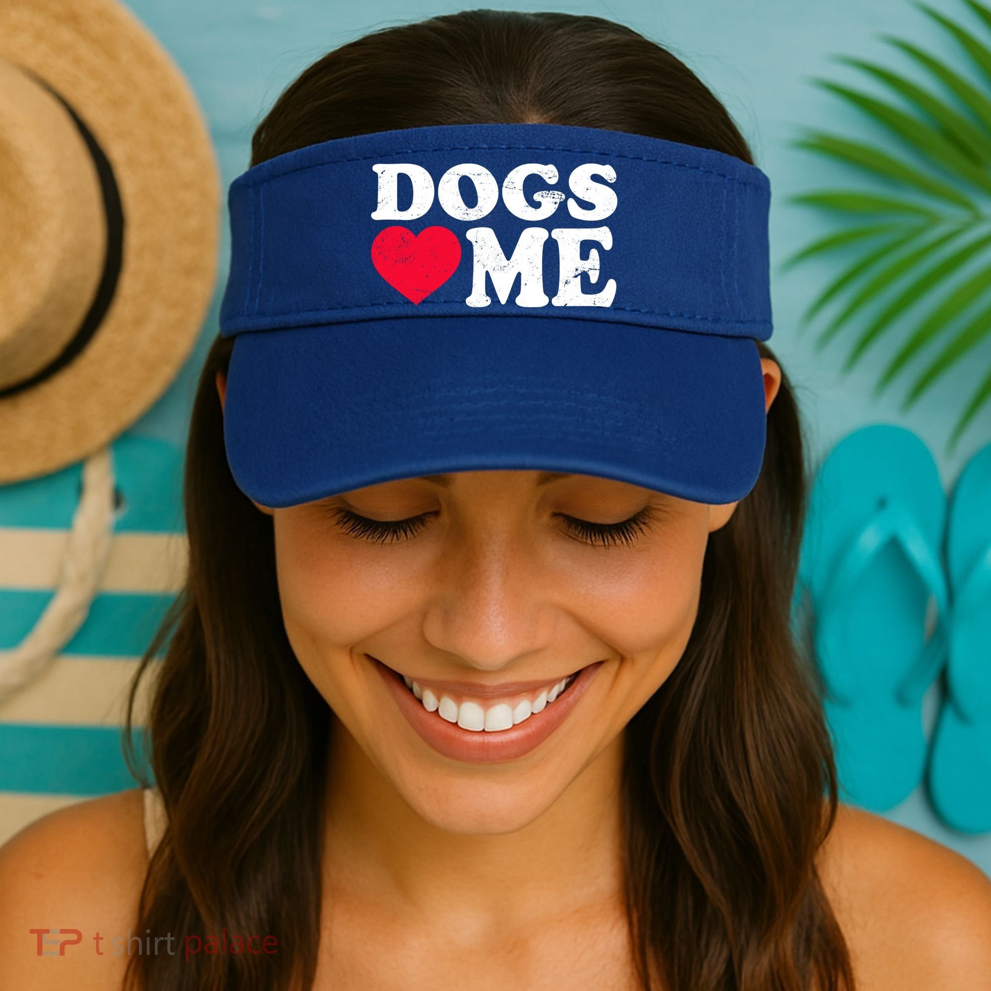 Dogs Love Me Visor