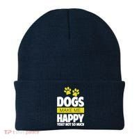 Dogs Make Me Happy You Not so Much Beanie thumb 0