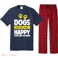Dogs Make Me Happy You Not So Much Pajama Set thumb 0