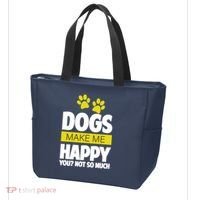 Dogs Make Me Happy You Not So Much Tote Bag thumb 3