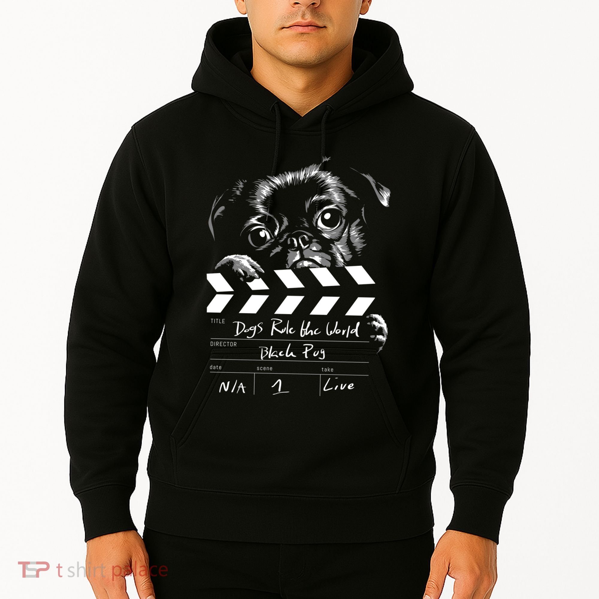 Dogs Rule The World Cute Director  Hoodie