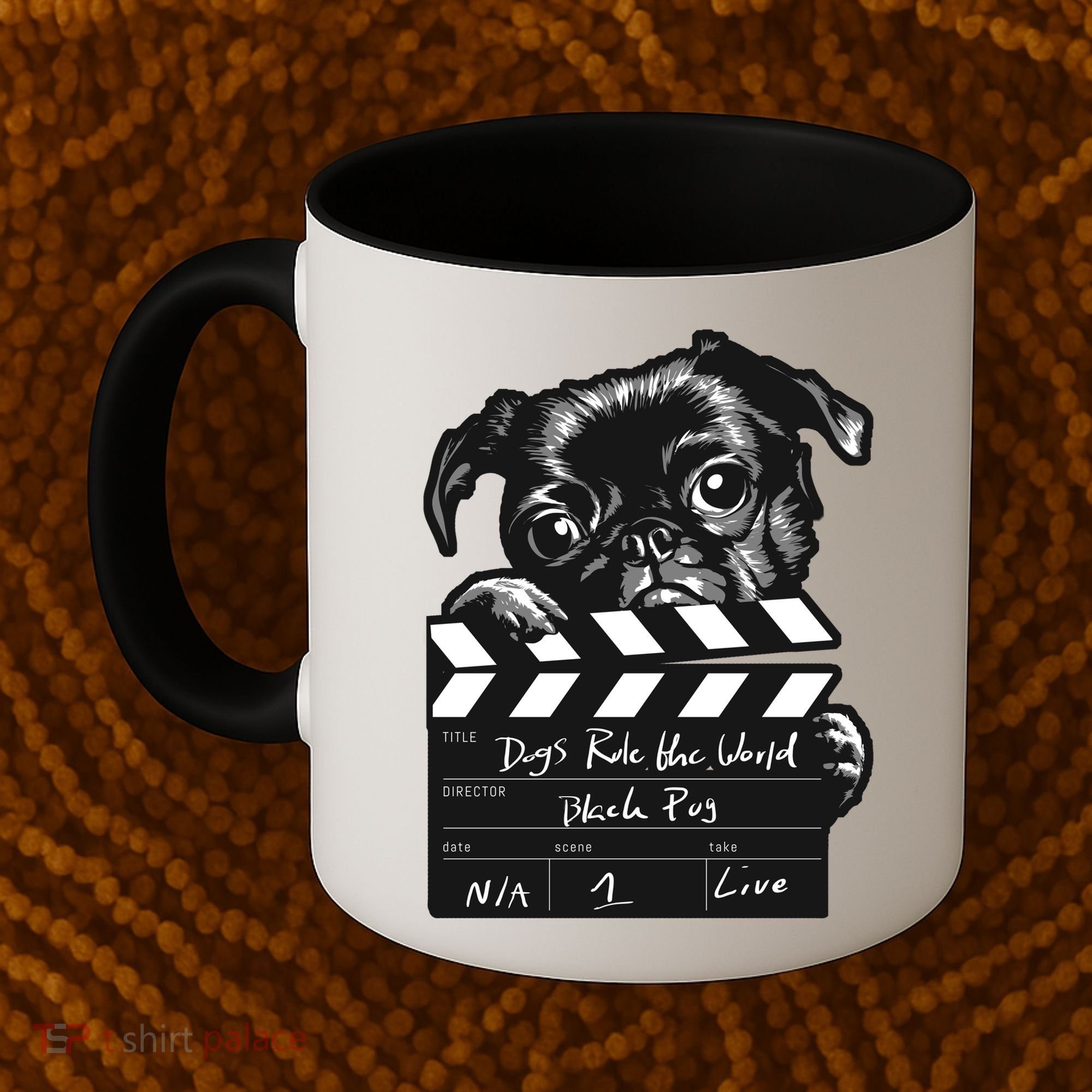 Dogs Rule The World Cute Director  Coffee Mug