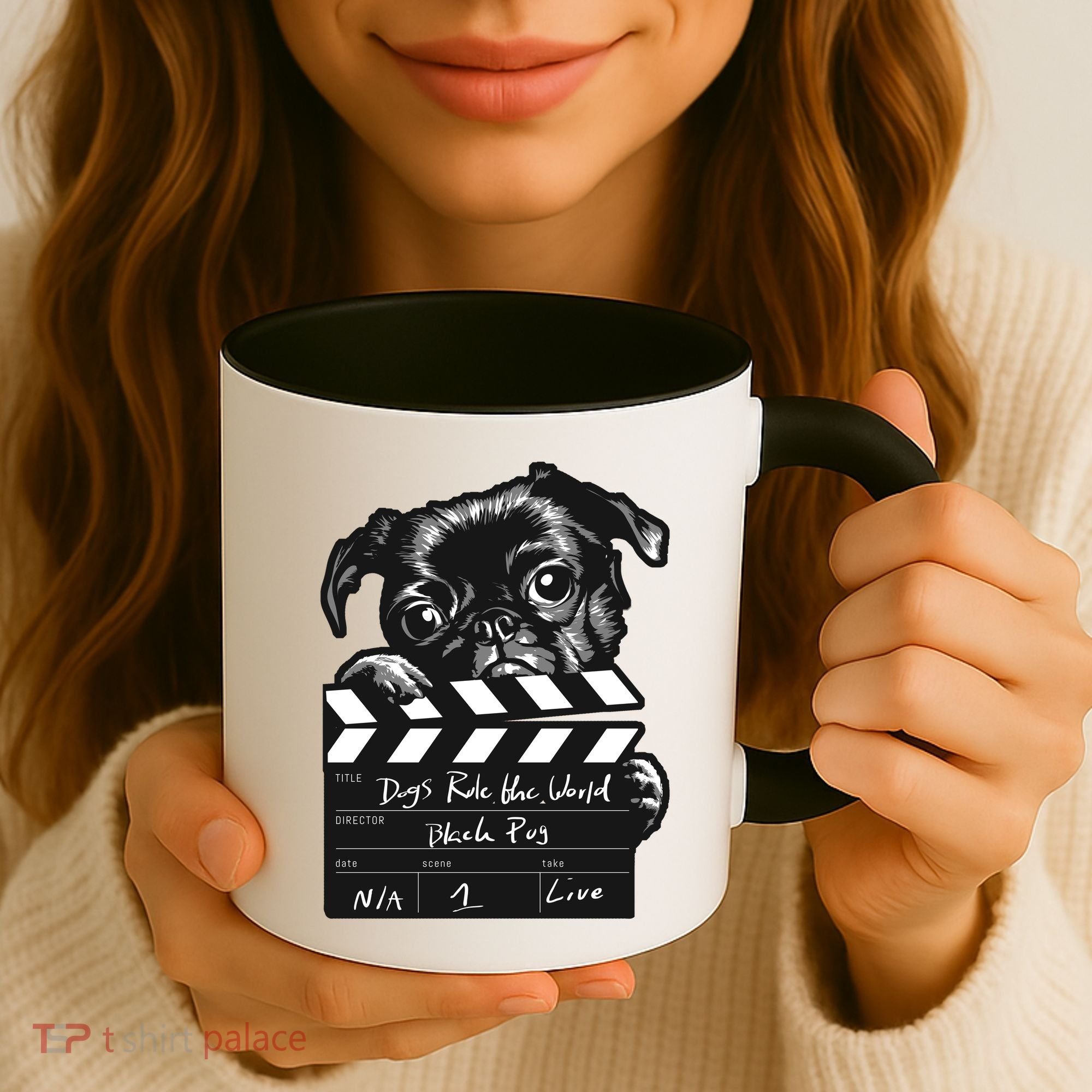 Dogs Rule The World Cute Director  Coffee Mug
