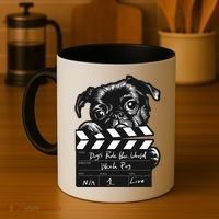 Dogs Rule The World Cute Director  Coffee Mug thumb 4