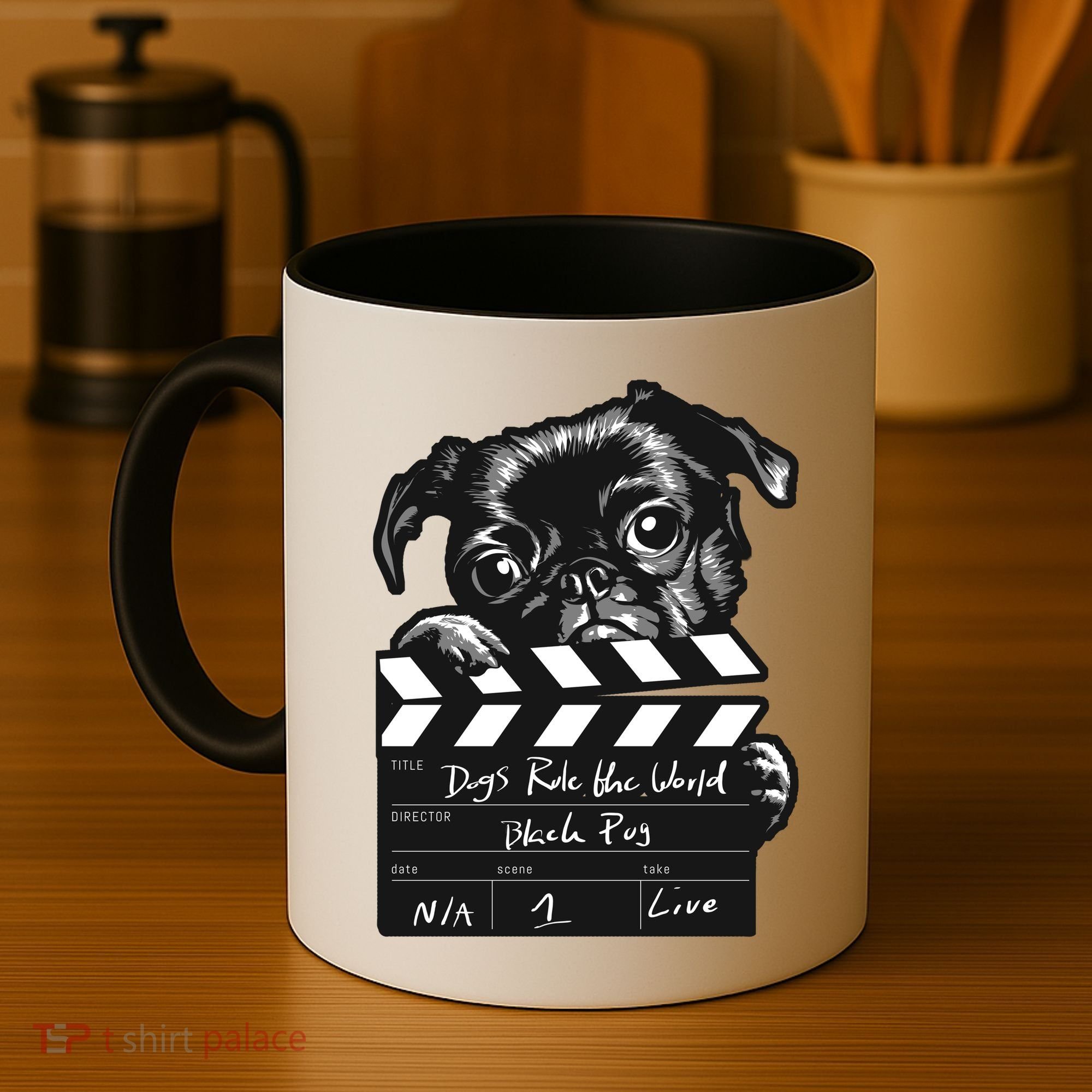 Dogs Rule The World Cute Director  Coffee Mug