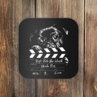 Dogs Rule The World Cute Director  Coaster thumb 0