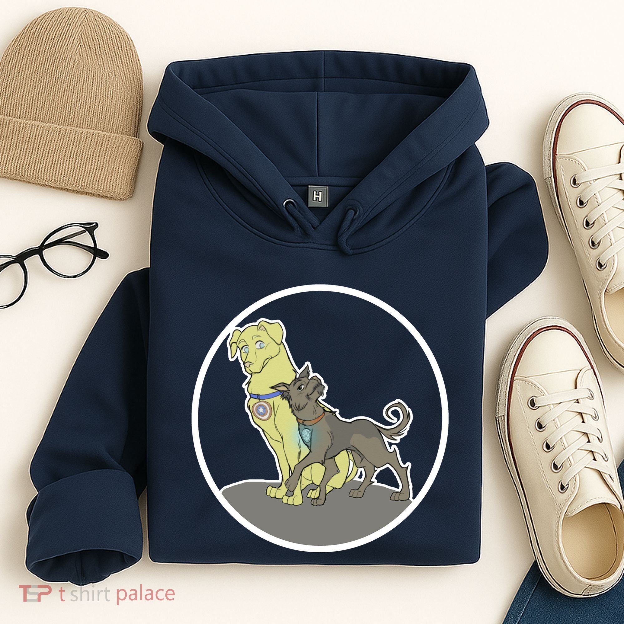 Dogs Steve N Tony Hoodie