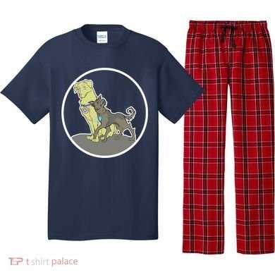 Dogs Steve N Tony Pajama Set