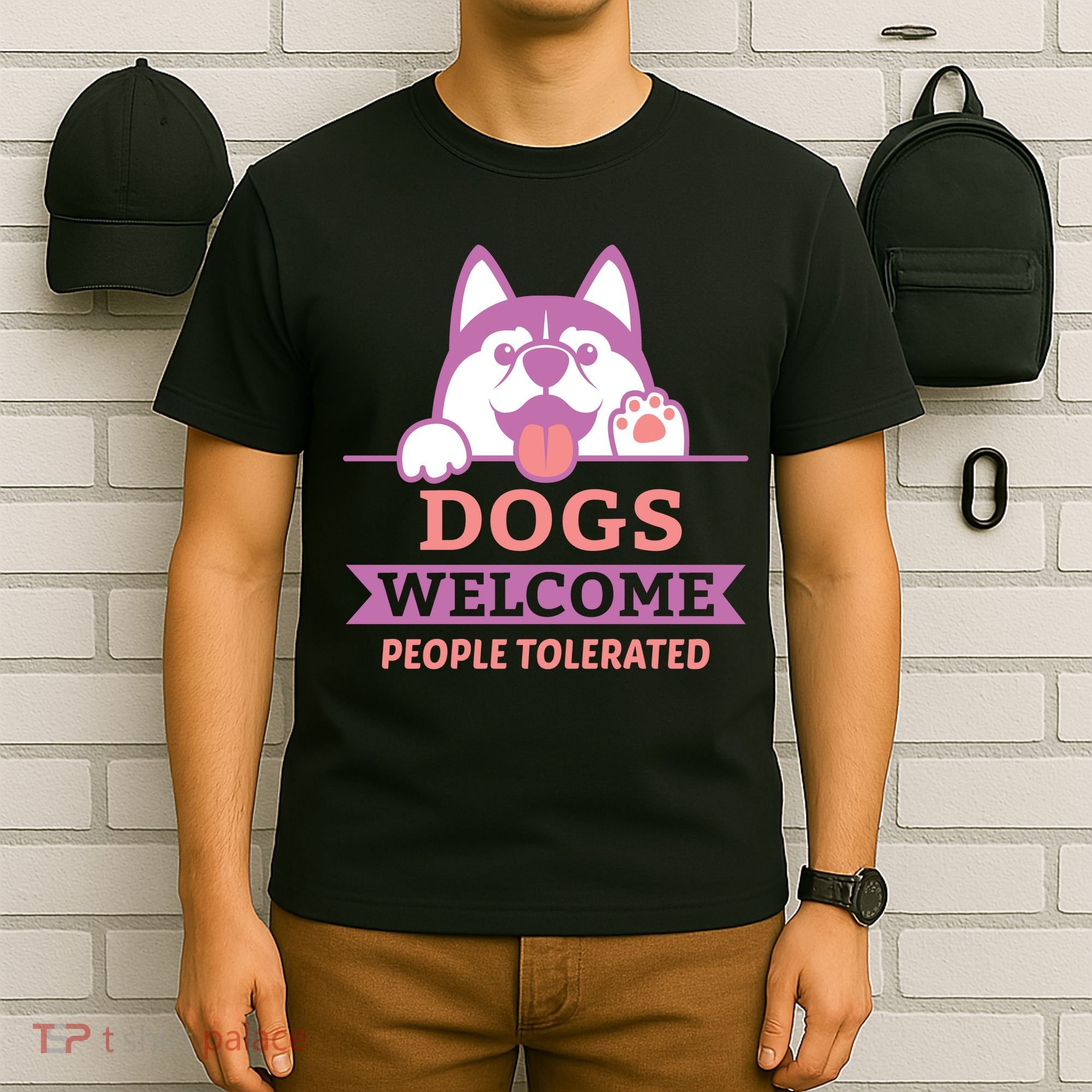 Dogs Welcome People Tolerated T-Shirt