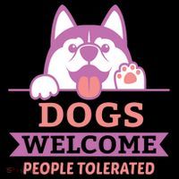 Dogs Welcome People Tolerated Coffee Mug thumb 5