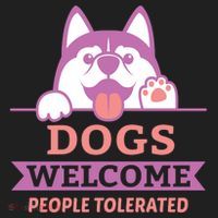 Dogs Welcome People Tolerated Hat thumb 2