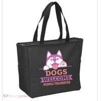 Dogs Welcome People Tolerated Tote Bag thumb 2