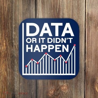 Data Or It DidnT Happen Data Analyst Data Analysis Coaster