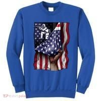 Day Of Independence Us Flag Paintball Funny Gift Sweatshirt thumb 0