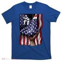 Day Of Independence Us Flag Paintball Funny Gift T-Shirt thumb 0