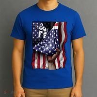Day Of Independence Us Flag Paintball Funny Gift T-Shirt thumb 3